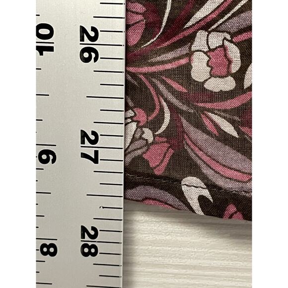 Vintage Banana Republic Shirt Womens Large Floral Sheer Button Up Fall 2007 - Picture 4 of 10